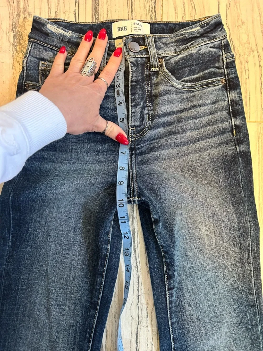 Like New BKE Billie High Rise Stretch Flare Jeans - Picture 15 of 16